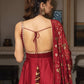 Elegant Red Anarkali Suit : A Timeless Classic