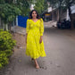 Premium Yellow Woven Dress