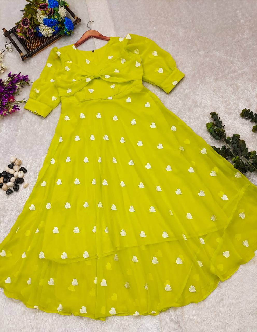 Premium Yellow Woven Dress