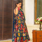 Mrunal Blue Floral Suit Set