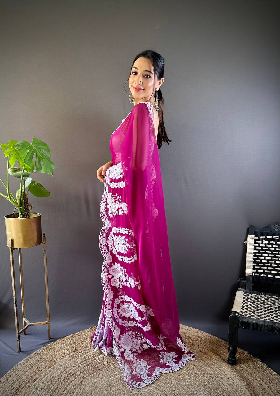 The Thai Organza Saree Experience