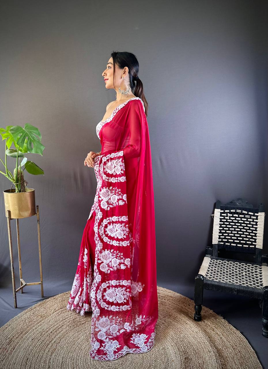 The Thai Organza Saree Experience