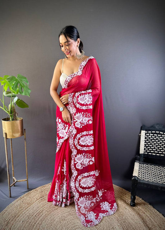 The Thai Organza Saree Experience