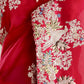 Luxuriant Sequence Red Color Saree