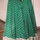 Embroidery Work Georgette Green Anarkali Suit