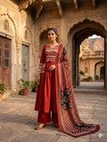 straight  A line kurta both side pocket set with pant dupatta
